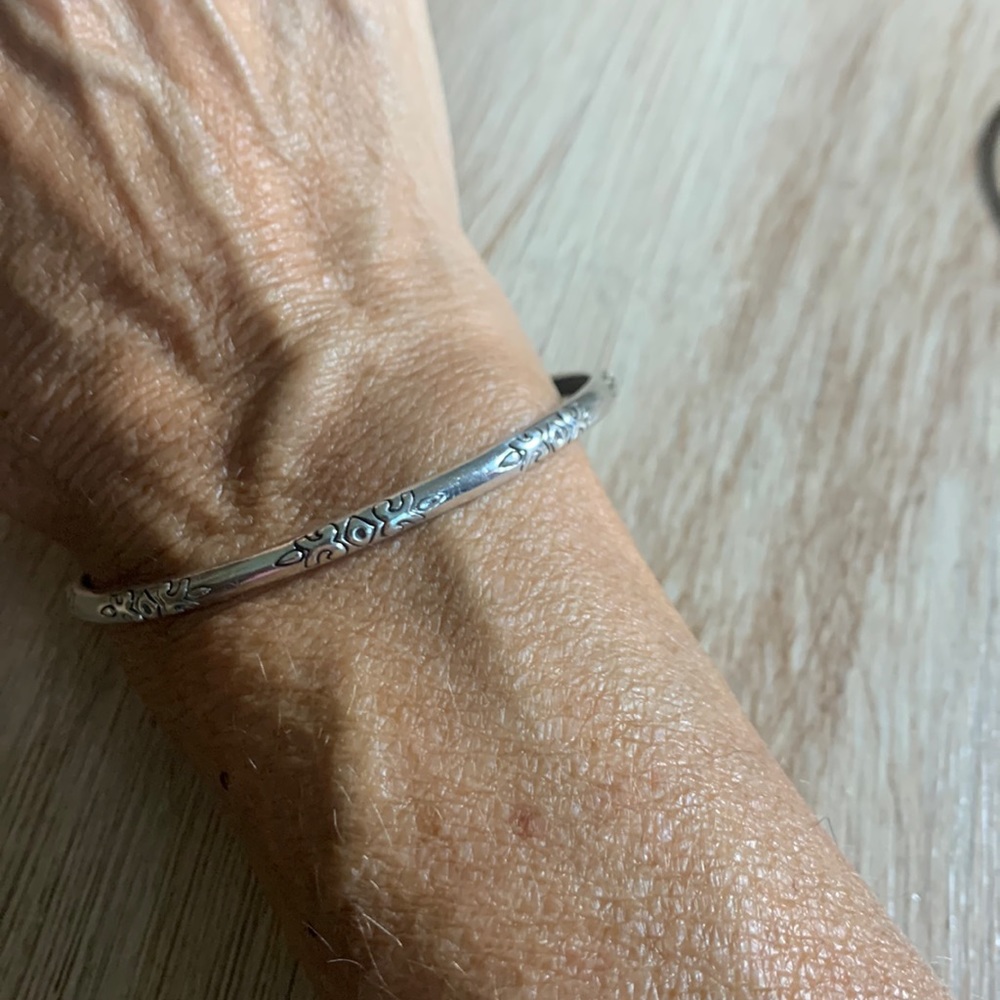Sterling silver sterling silver bangle bracelet